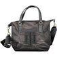 Black Nylon Women Handbag