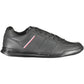 Black Polyester Men Sneaker