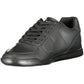 Black Polyester Men Sneaker
