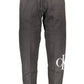 Black Cotton Men Sports Trouser