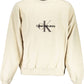 Beige Cotton Men Sweater