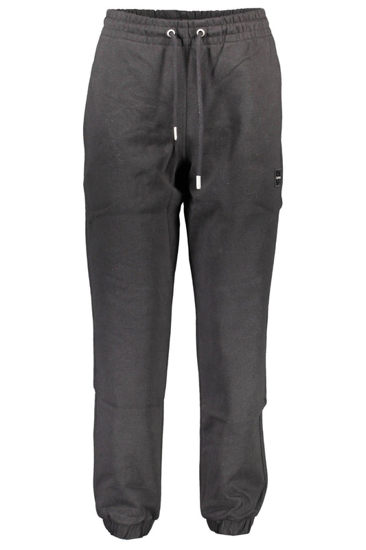 Black Cotton Women Sport Trouser