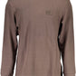 Brown Cotton Men Sweater