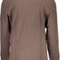 Brown Cotton Men Sweater