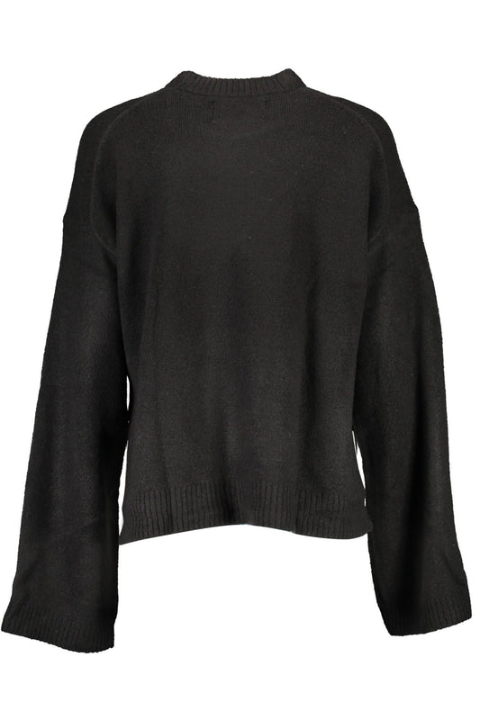 Black Wool Women Sweater