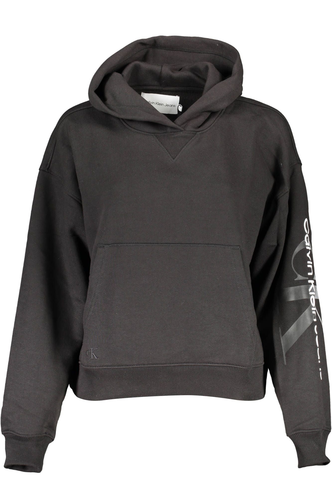 Black Cotton Women Sweater