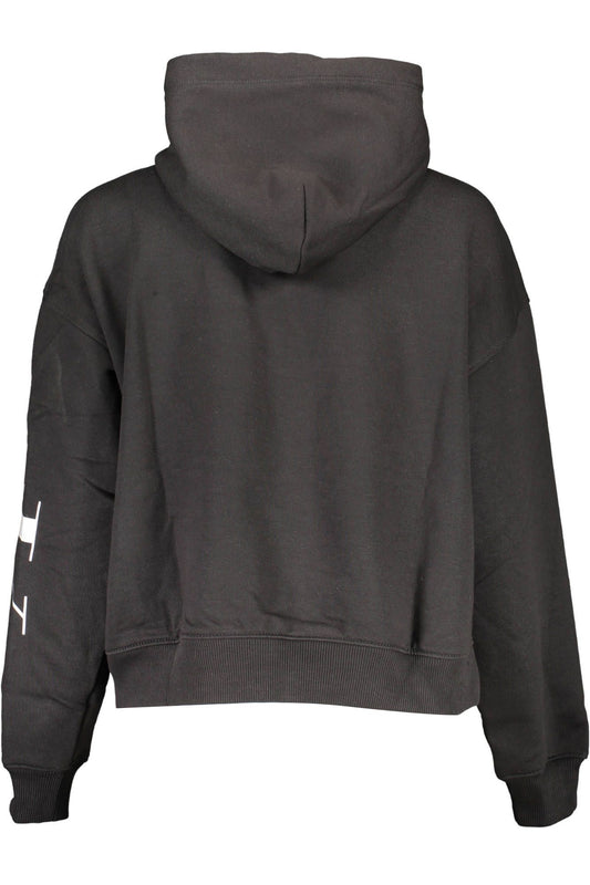 Black Cotton Women Sweater
