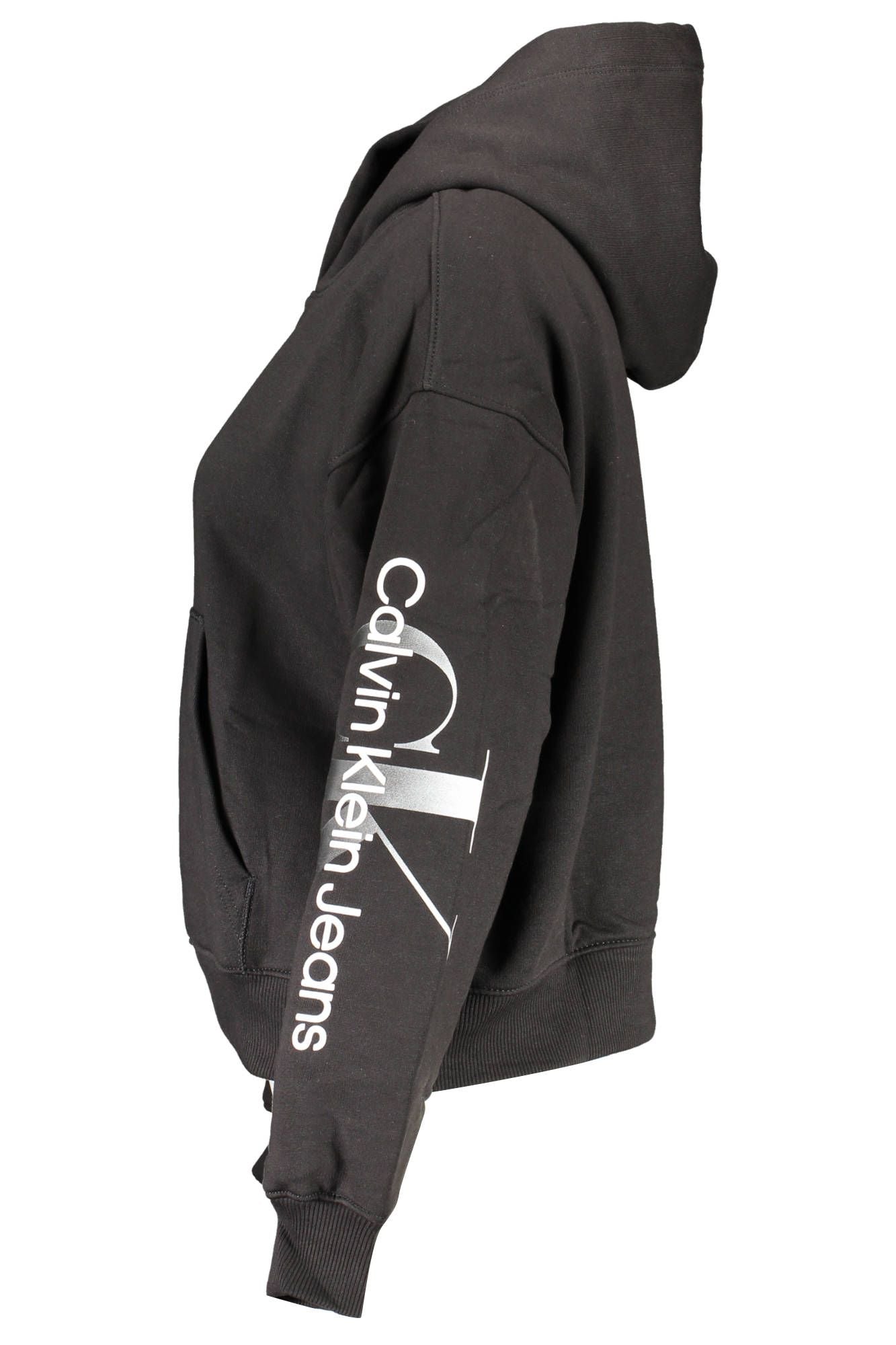 Black Cotton Women Sweater