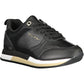 Black Polyester Women Sneaker