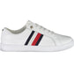 White Cotton Women Sneaker