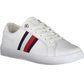 White Cotton Women Sneaker