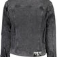 Black Cotton Men's Denim Jacket
