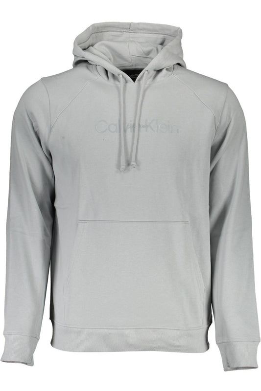 Gray Cotton Men Sweater