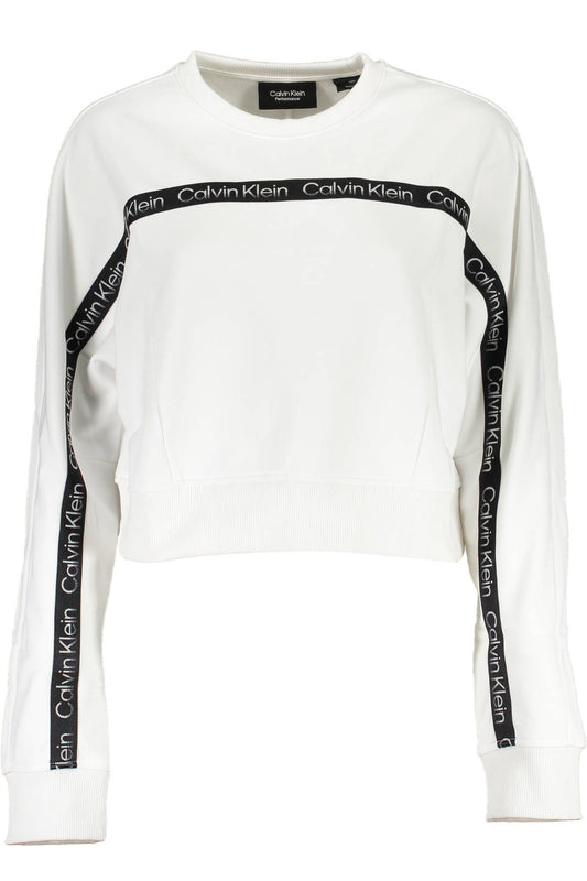 White Polyester Women Sweater