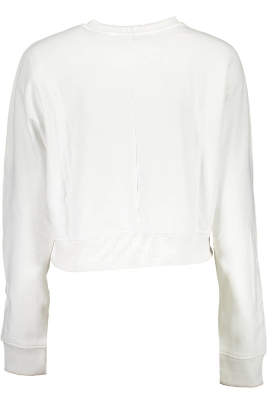 White Polyester Women Sweater