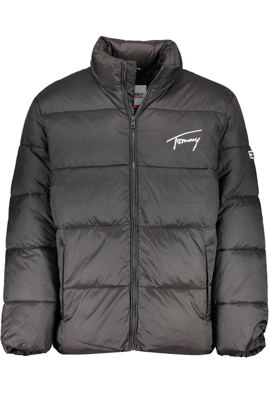Black Polyamide Men Jacket