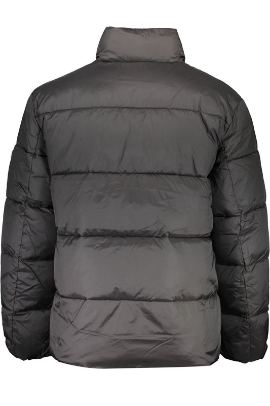 Black Polyamide Men Jacket