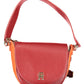 Red Polyester Women Handbag