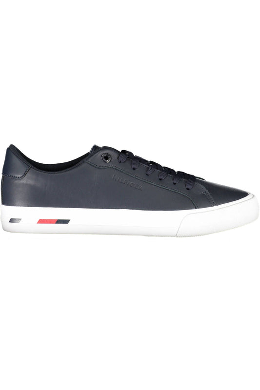 Blue Polyester Men Sneaker