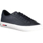 Blue Polyester Men Sneaker