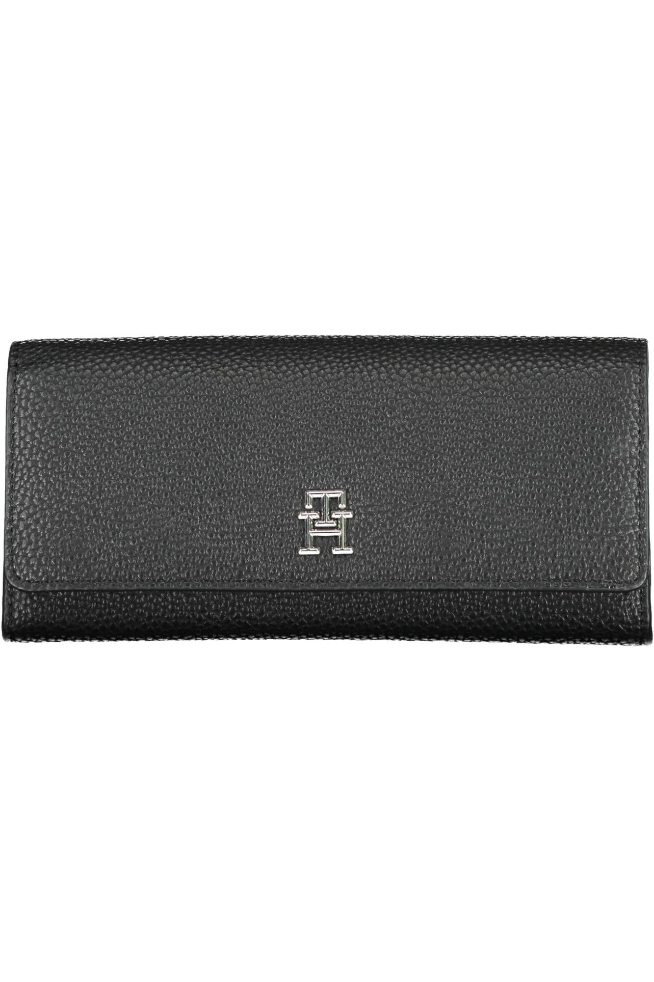 Black Polyurethane Women Wallet