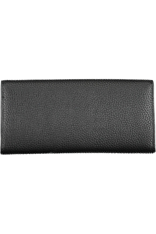 Black Polyurethane Women Wallet