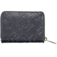 Blue Polyurethane Women Wallet