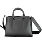 Black Polyester Women Handbag