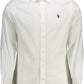 White Cotton Men Shirt