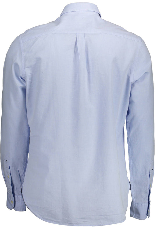 Light Blue Cotton Men Shirt