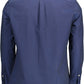 Blue Cotton Men Shirt