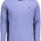 Blue Cotton Men T-Shirt