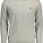 Gray Cotton Men Sweater