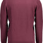 Purple Cotton Men Sweater
