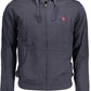 Blue Cotton Men Sweater