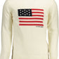 White Wool Men Sweater