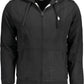 Black Cotton Men Sweater