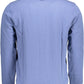 Blue Cotton Men Sweater