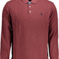 Purple Cotton Men Polo Shirt