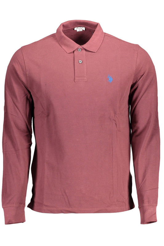 Purple Cotton Men Polo