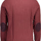 Purple Cotton Men Polo Shirt