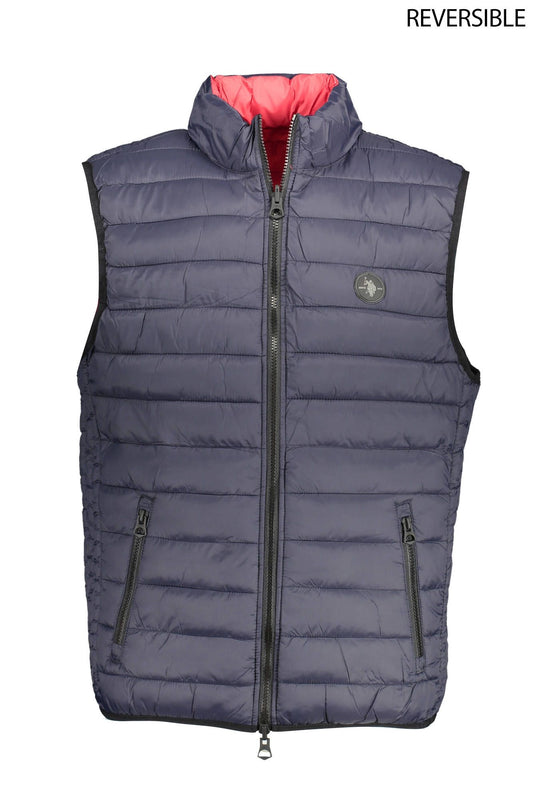 Blue Nylon Men's Jacket