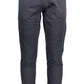 Blue Cotton Men Pant
