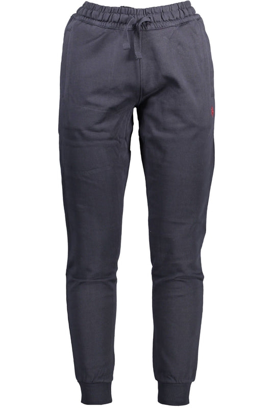 Blue Cotton Men Pant