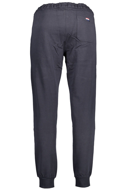 Blue Cotton Men Pant