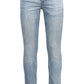 Light Blue Cotton Men Jeans