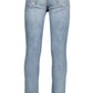 Light Blue Cotton Men Jeans