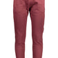 Purple Cotton Men Pant