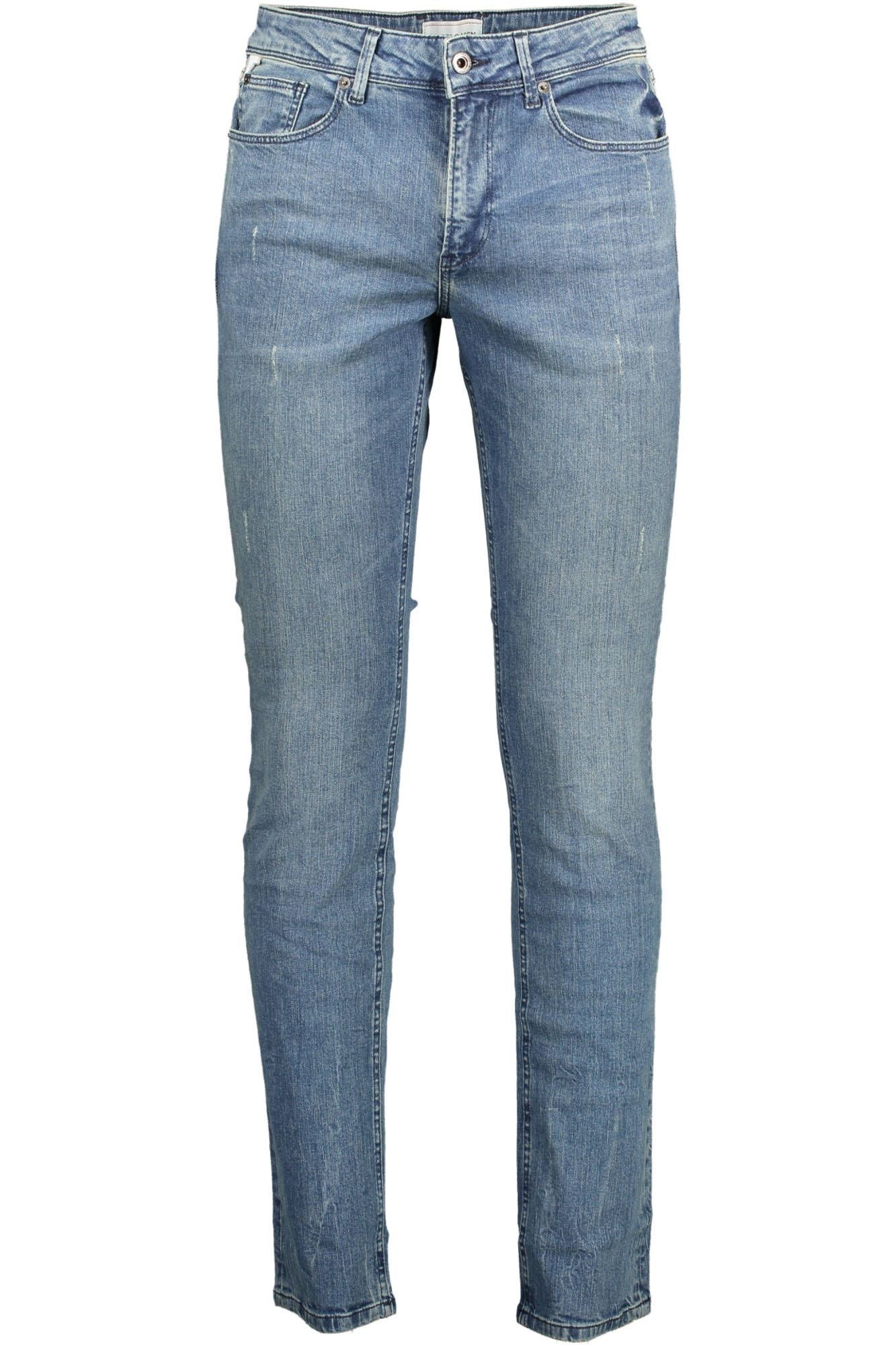 Blue Cotton Men Jeans