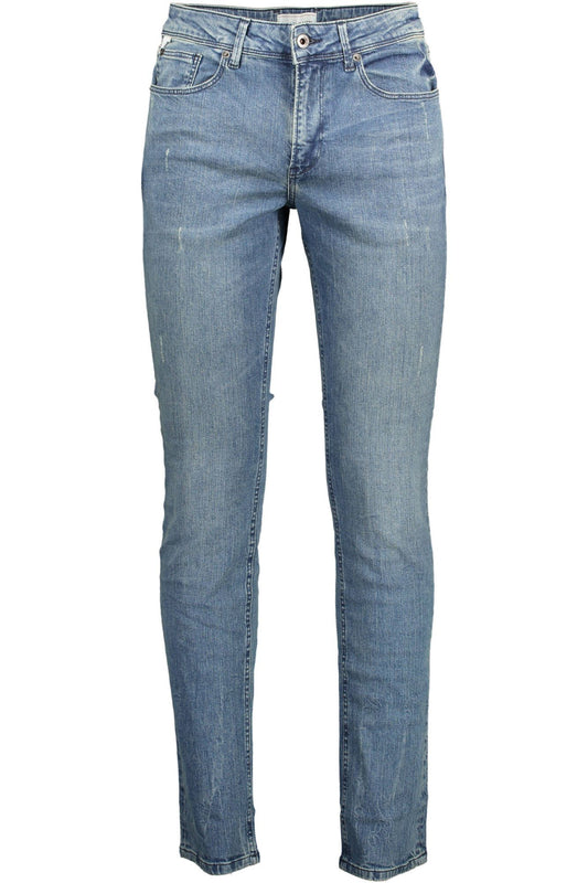 Blue Cotton Men Jeans
